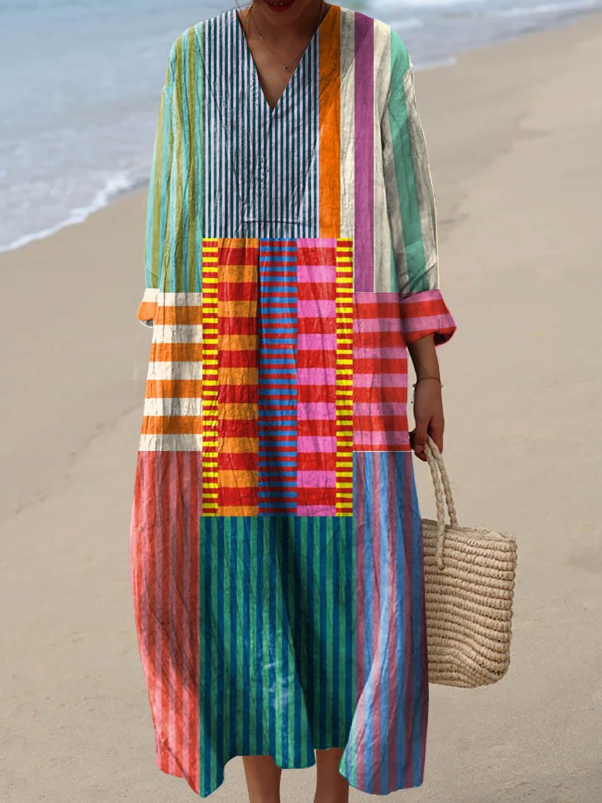 Iris™ | Robe à Motif Géométrique