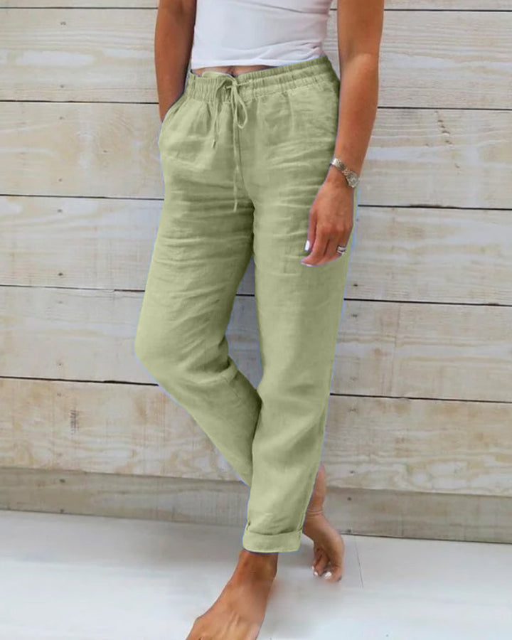 ™SUSAN - Pantalon Léger Élastique