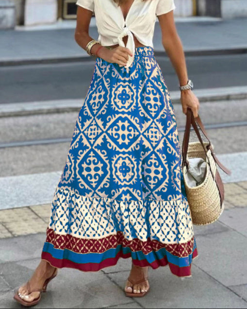 ™Cassey - Jupe de Style Boho