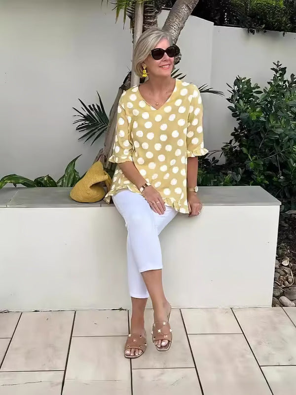 ™Chloe - Élégante Blouse Col V