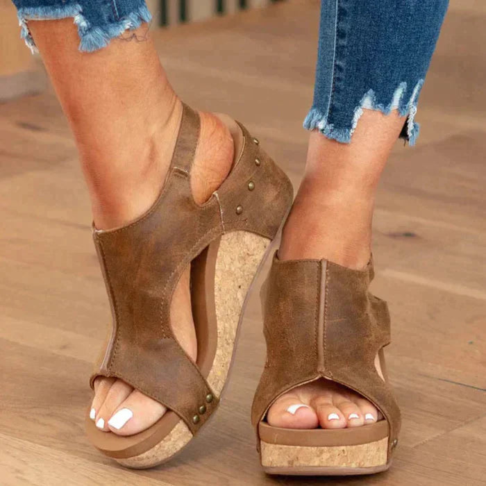 ™Madeline - Sandales à Talon Wedge Élégantes