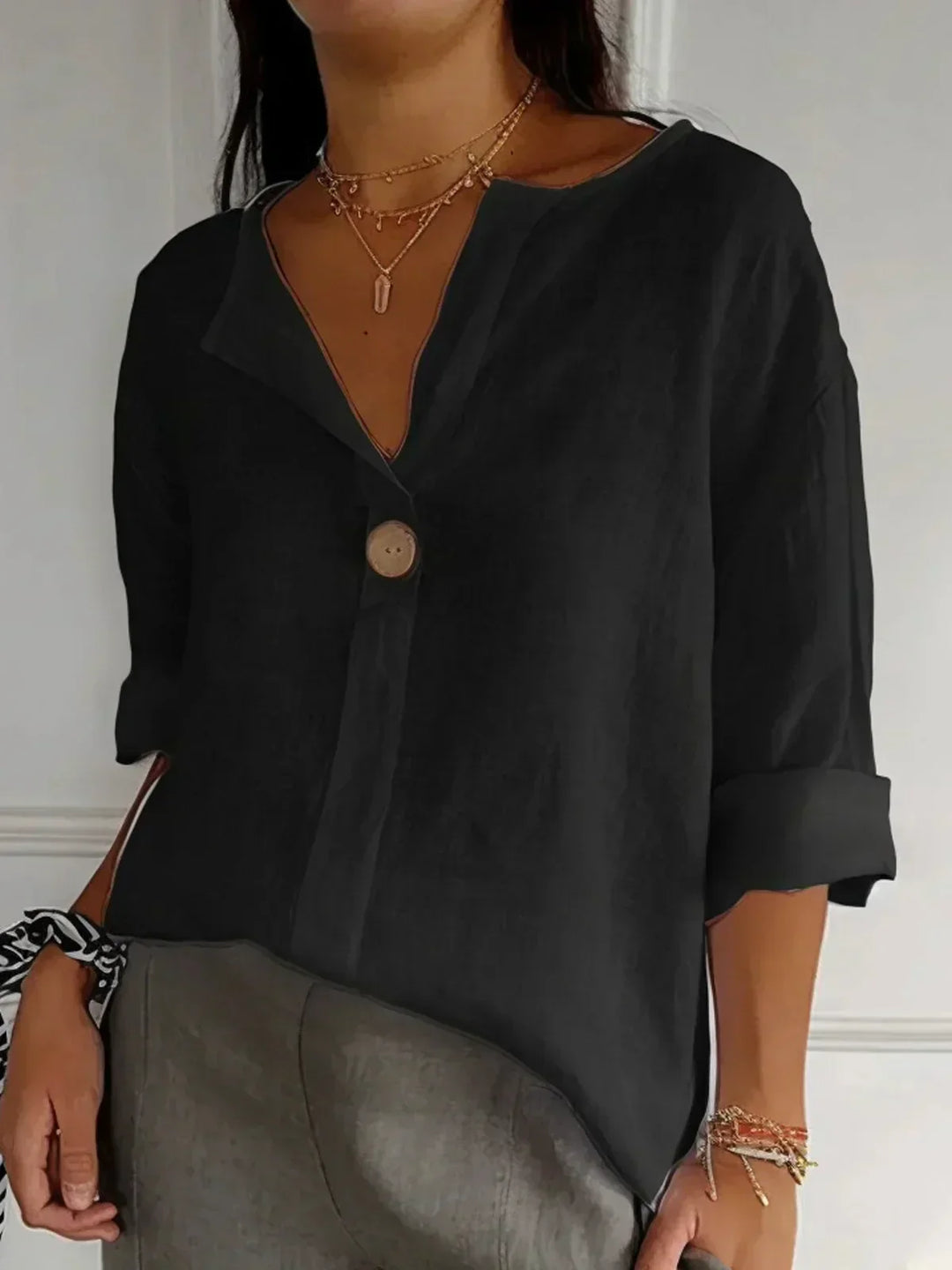™Jessa - Blouse V Col Relax