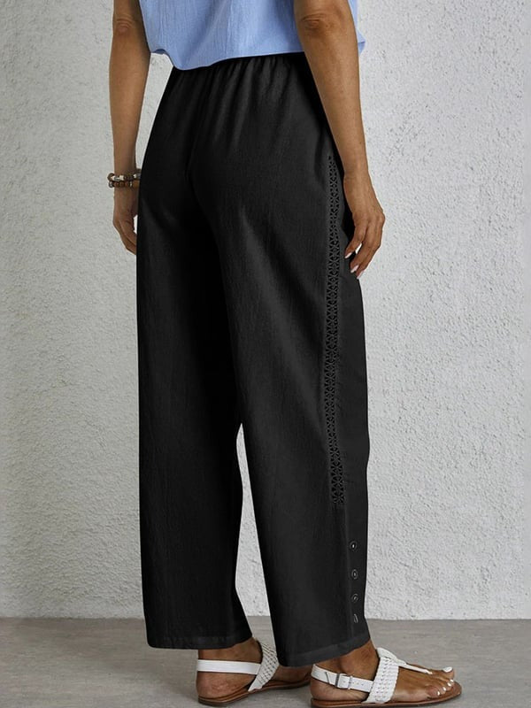™Celena - Pantalon Décontracté à Boutons