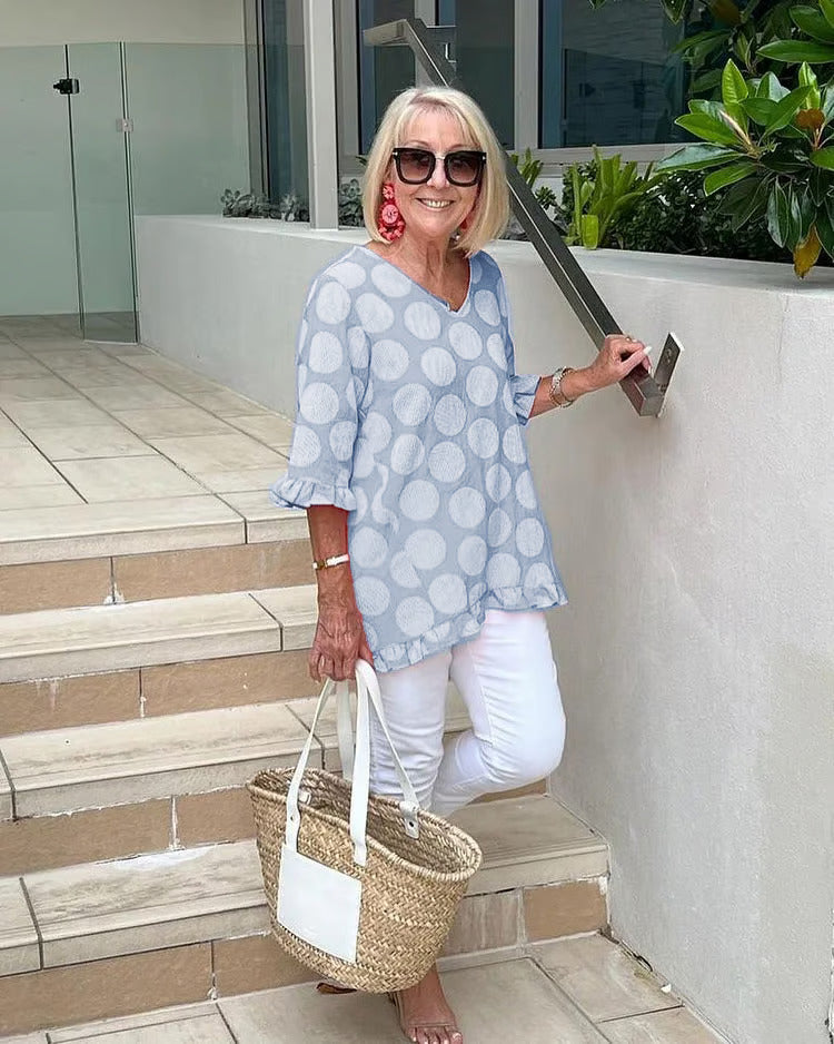 ™Chloe - Élégante Blouse Col V