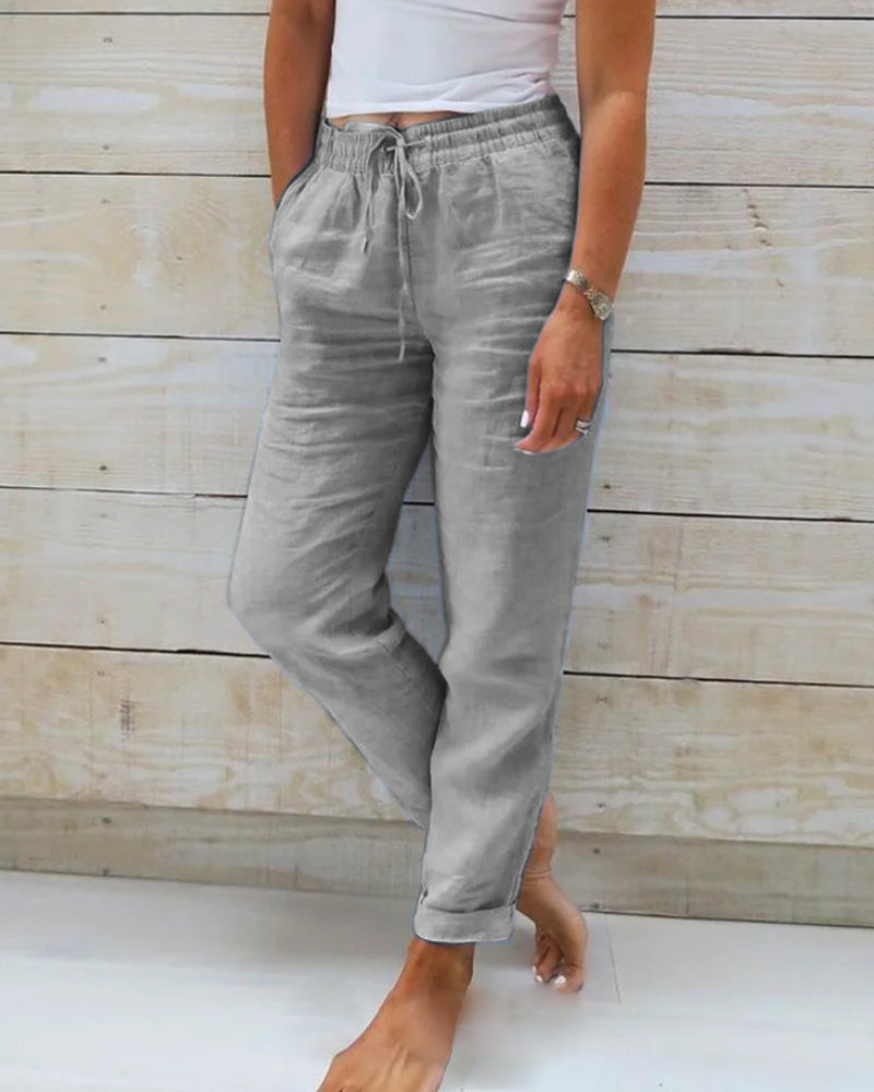 ™SUSAN - Pantalon Léger Élastique