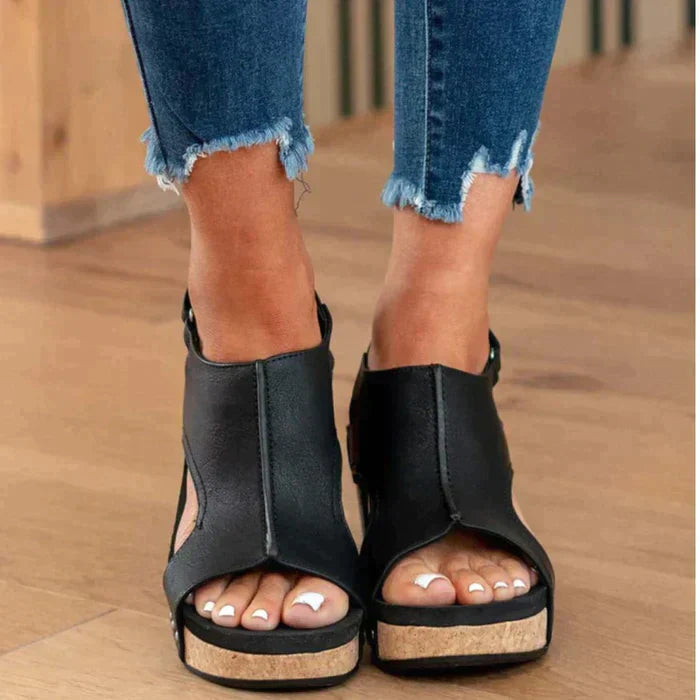 ™Madeline - Sandales à Talon Wedge Élégantes