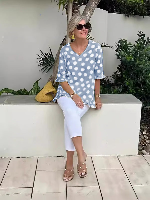 ™Chloe - Élégante Blouse Col V