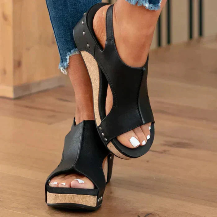 ™Madeline - Sandales à Talon Wedge Élégantes