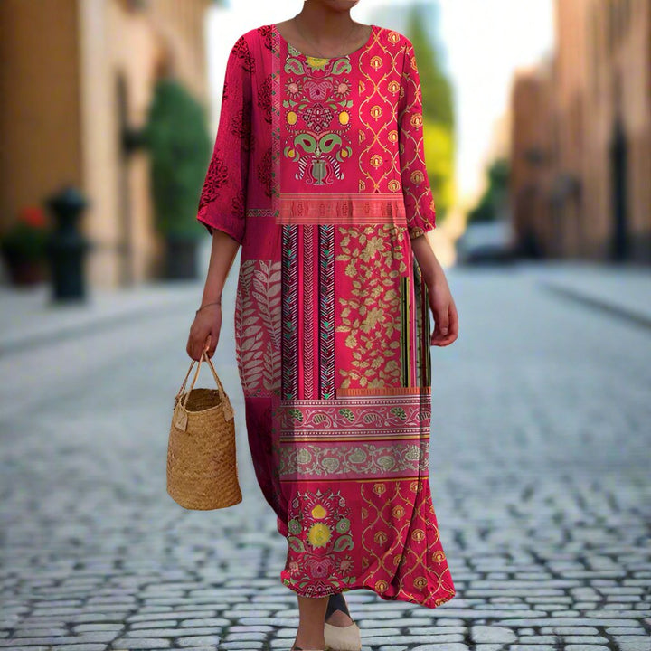 ™Adeline - Robe Ethnique Fluide