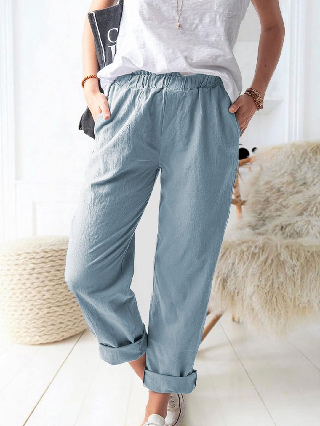™Shela - Pantalons de Style Sans Effort