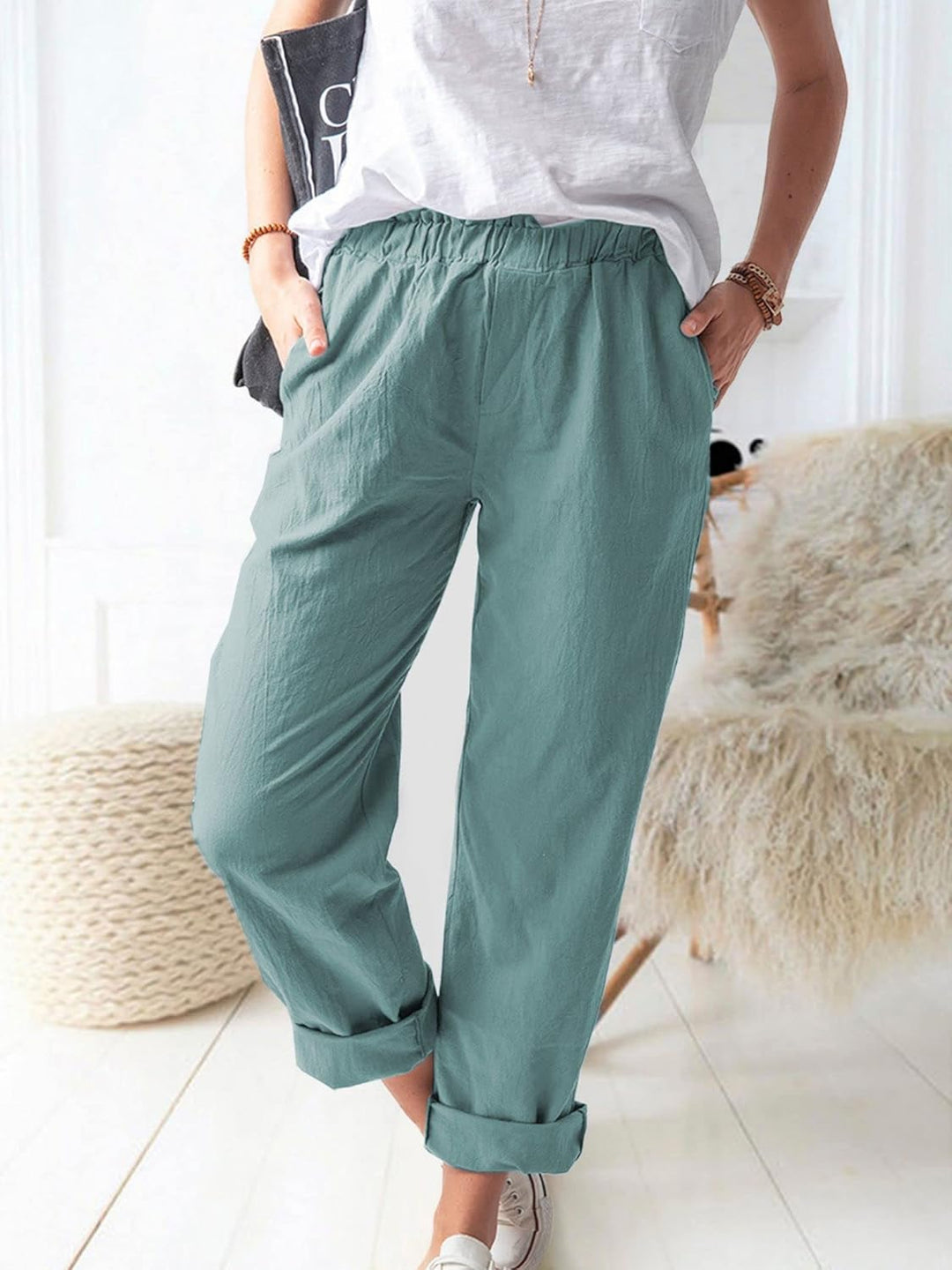 ™Shela - Pantalons de Style Sans Effort