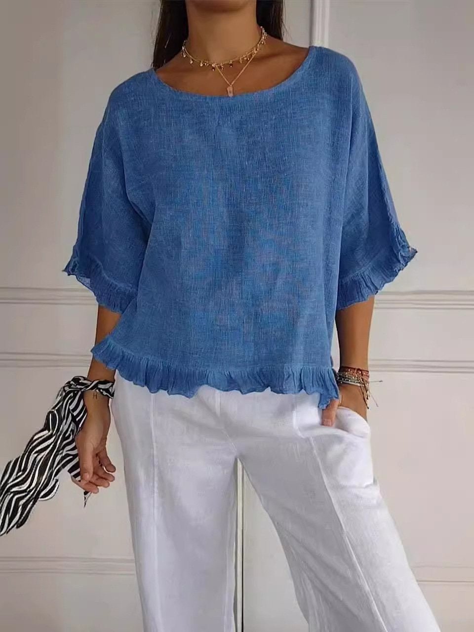 ™Claudia - Blouse Chic Quotidienne