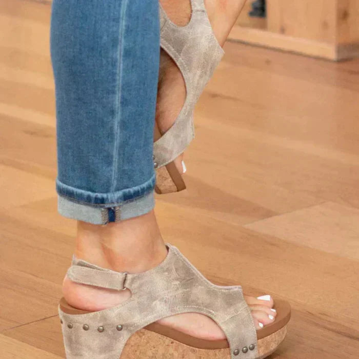 ™Madeline - Sandales à Talon Wedge Élégantes
