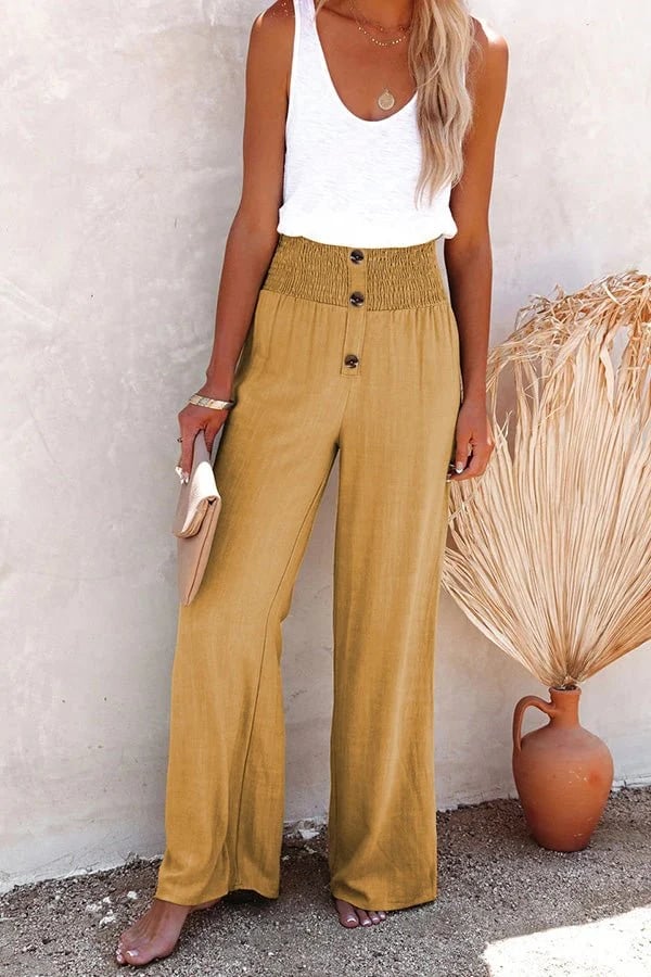 ™Riana - Pantalon Taille Haute Confort