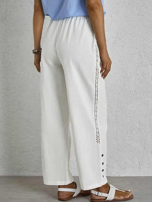 ™Celena - Pantalon Décontracté à Boutons