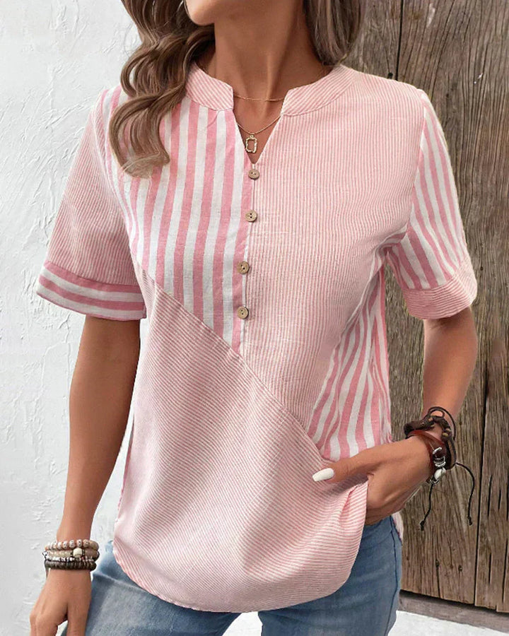 ™Sandra - Blouse Rayée Classique