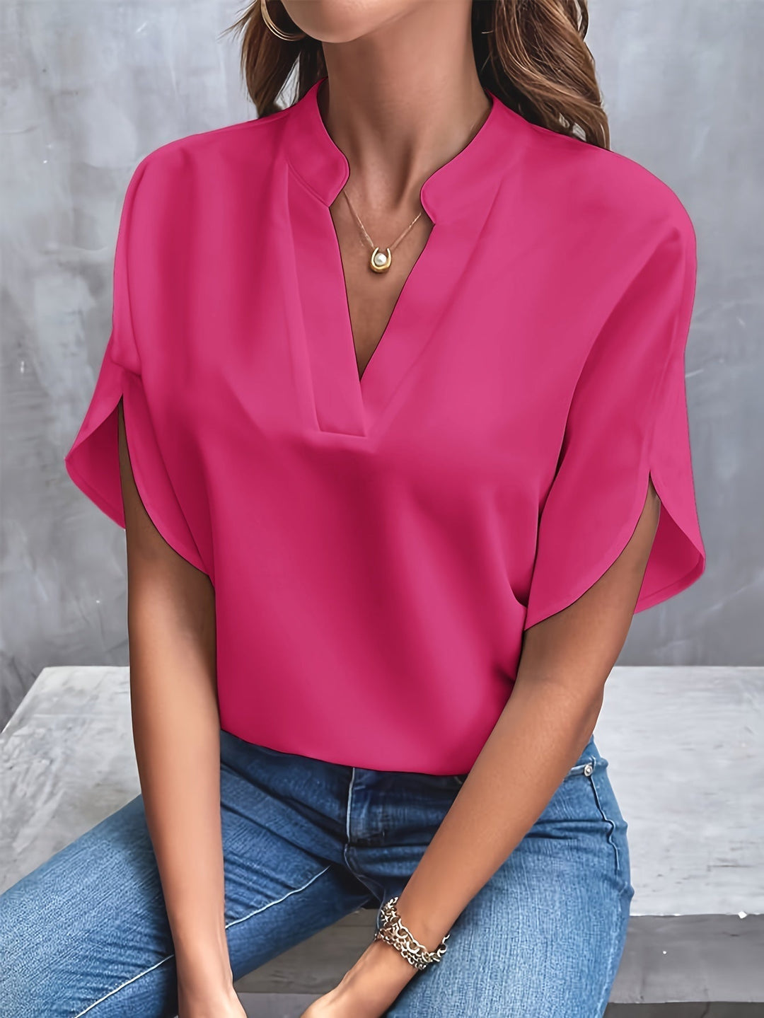 ™Mina - Blouse Luxueuse Élégante
