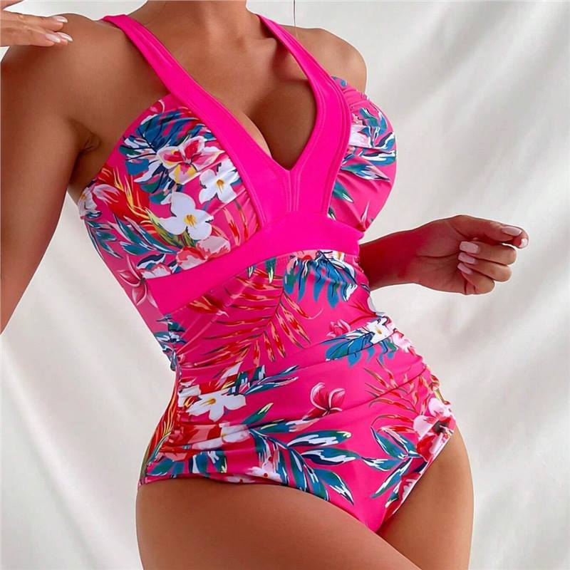 ™Xiana - Maillot de Bain Fleurs Tropicales