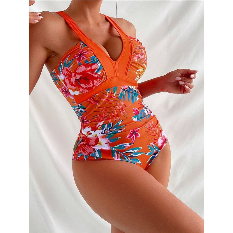 ™Xiana - Maillot de Bain Fleurs Tropicales