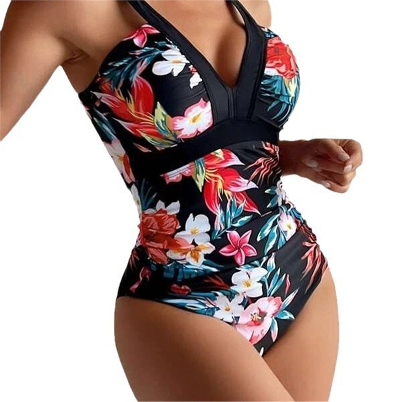 ™Xiana - Maillot de Bain Fleurs Tropicales