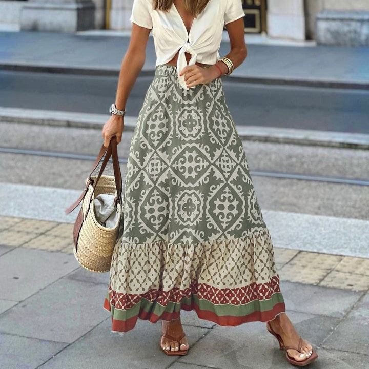 ™Cassey - Jupe de Style Boho