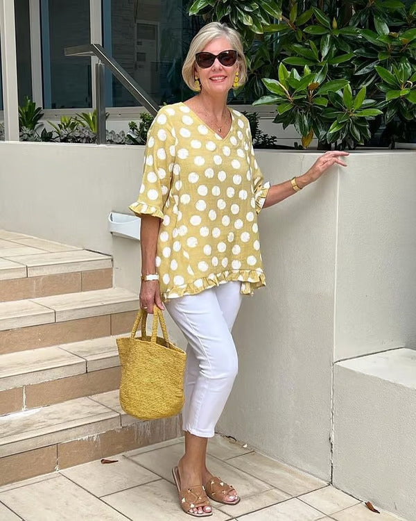 ™Chloe - Élégante Blouse Col V