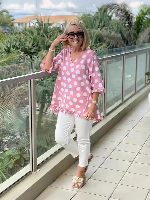 ™Chloe - Élégante Blouse Col V