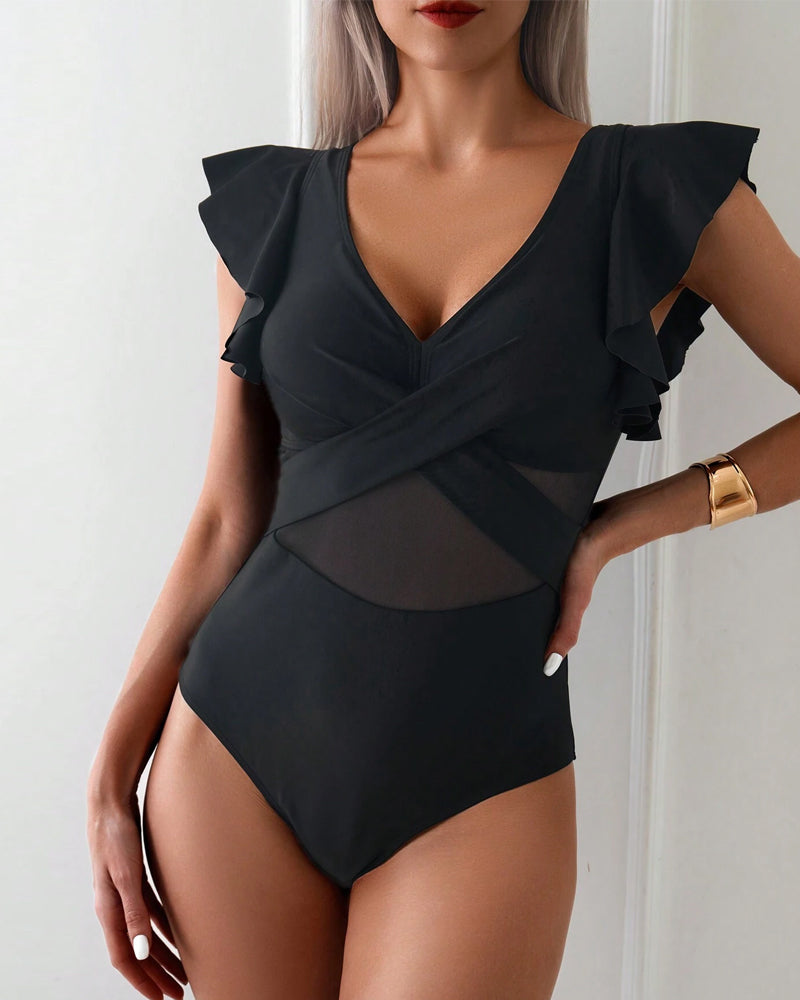 ™Anissa - Maillot de Bain Élégant à Col V