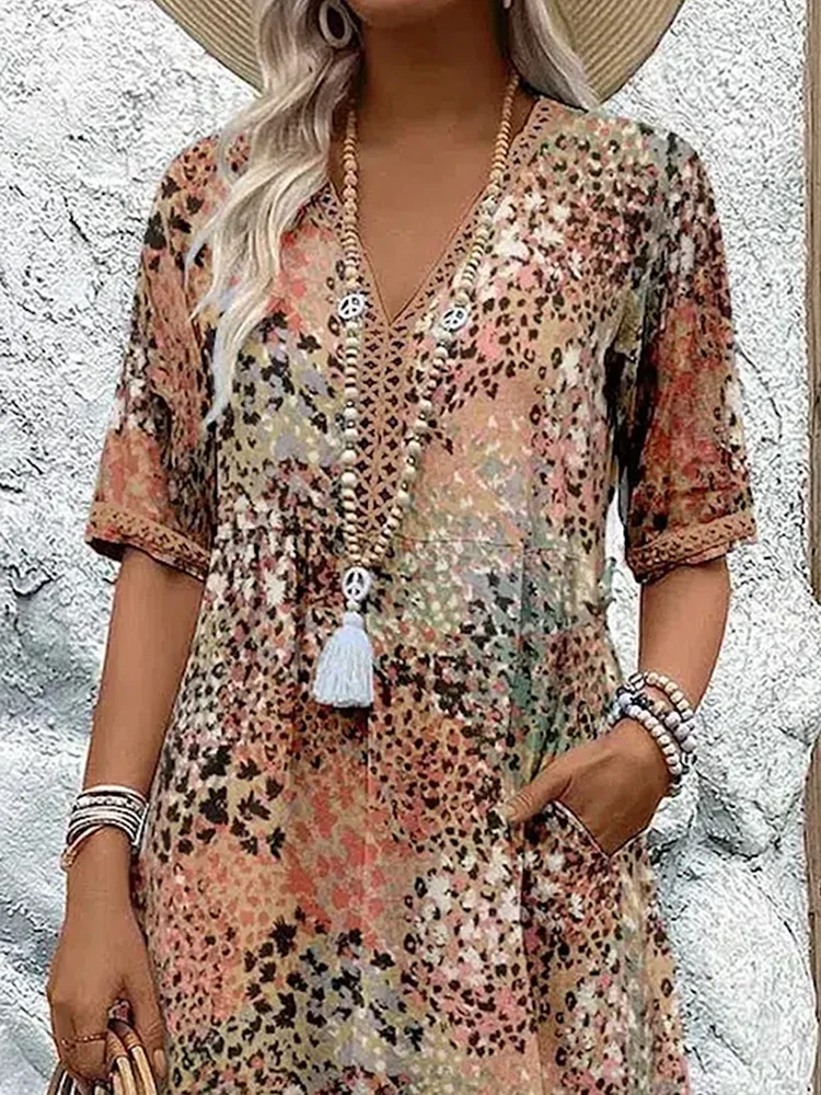 ™Florencia - Robe Midi Colorée