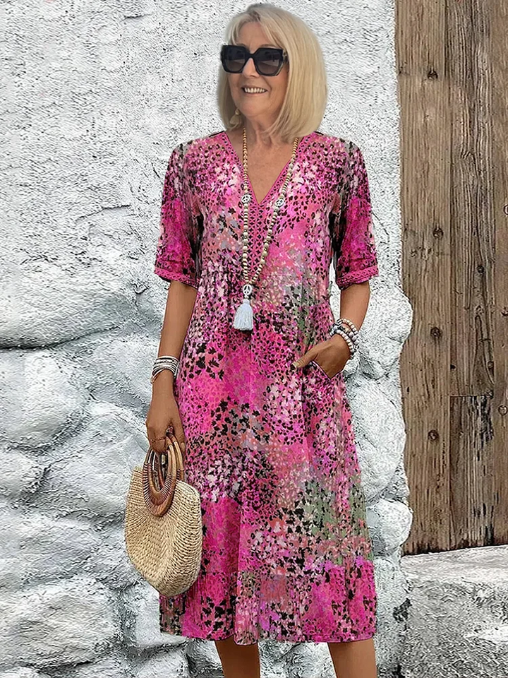 ™Florencia - Robe Midi Colorée