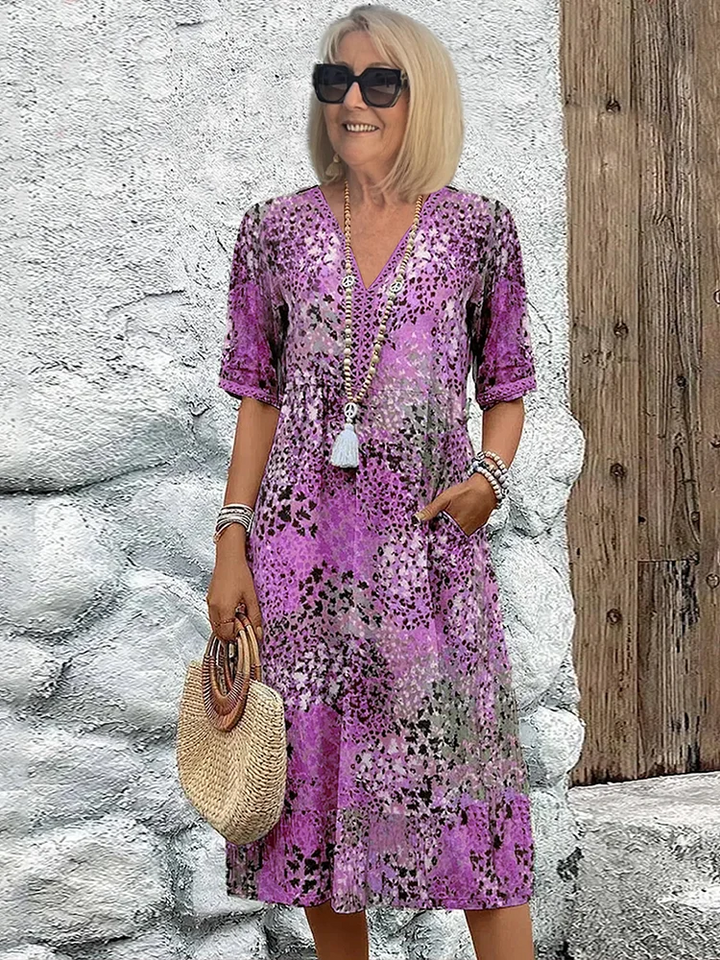 ™Florencia - Robe Midi Colorée