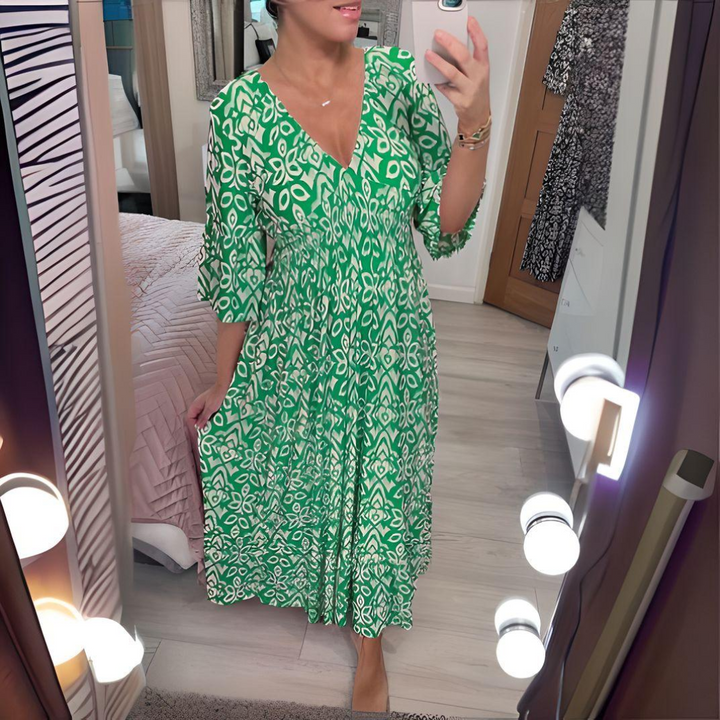™Isabella - Robe à Motif Boho