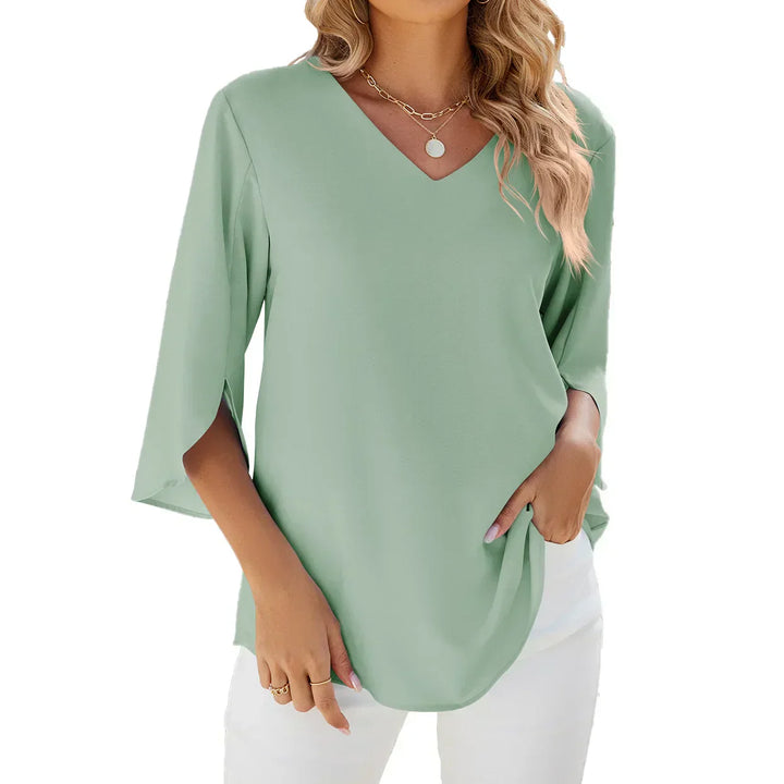 ™CARA - Blouse à col en V