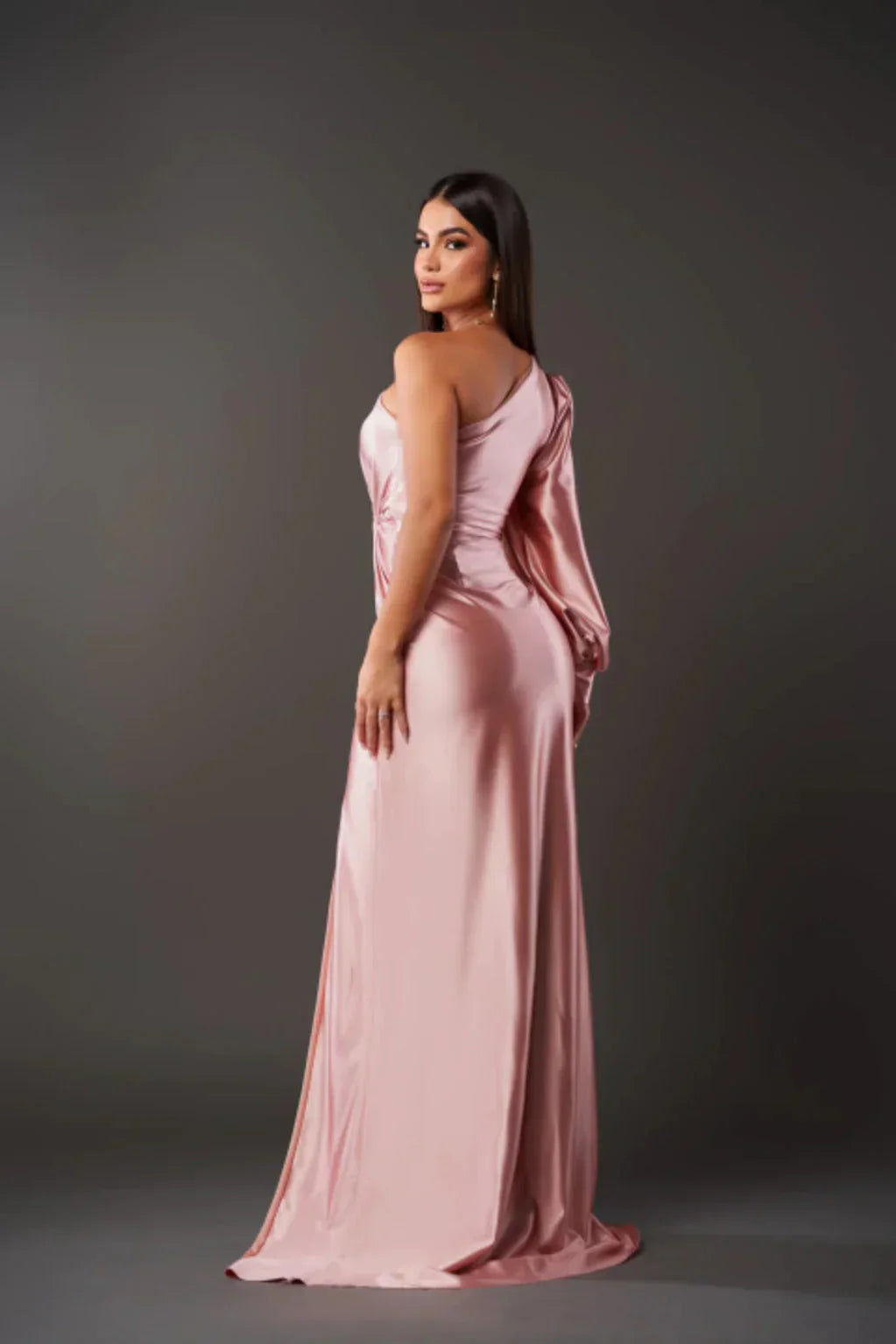™Alison - Şık Yırtmaçlı Maxi Elbise
