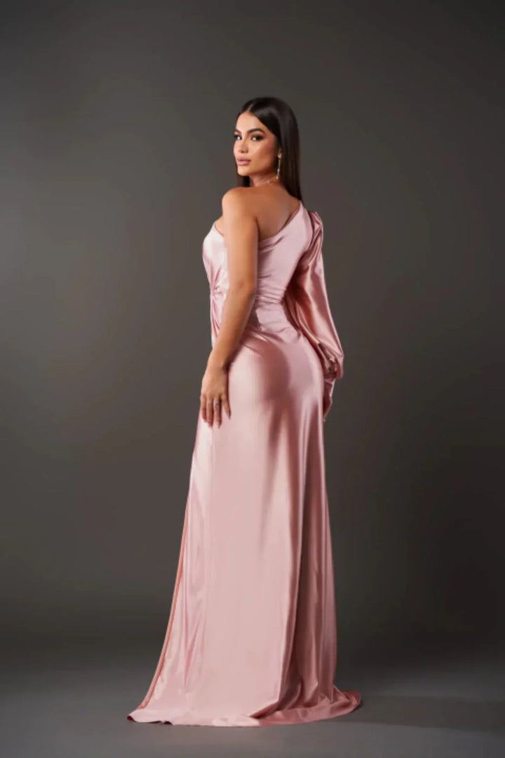 ™Alison - Şık Yırtmaçlı Maxi Elbise