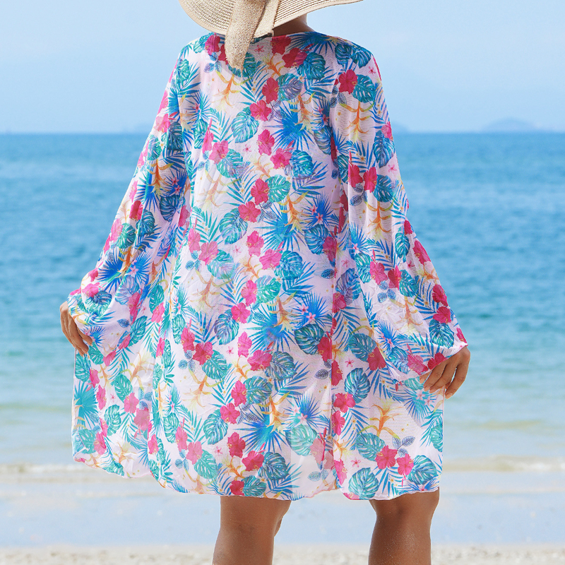 ™Kristina - Maillot de Bain Tropical Fleurs
