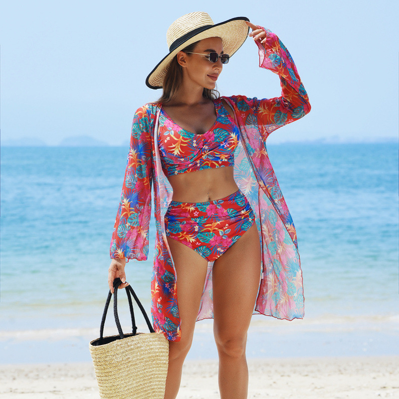 ™Kristina - Maillot de Bain Tropical Fleurs