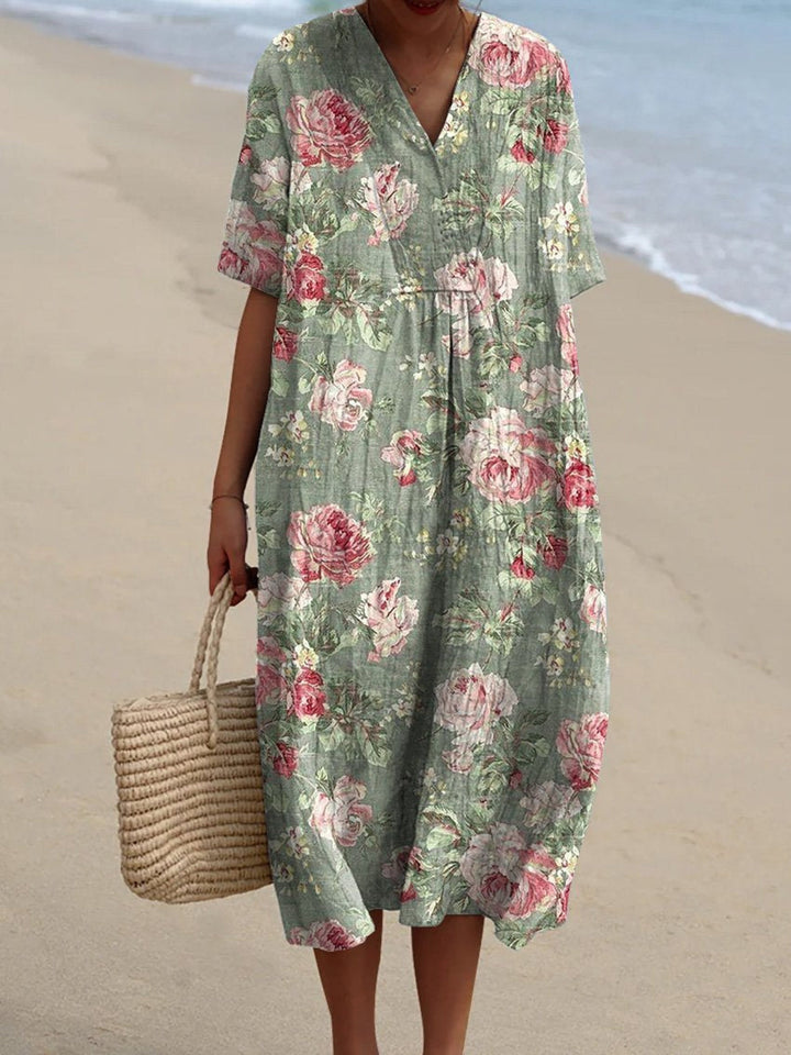 Lina™ | Robe Vintage Fleurie