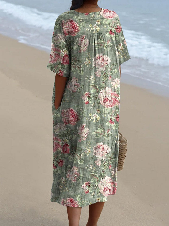 Lina™ | Robe Vintage Fleurie