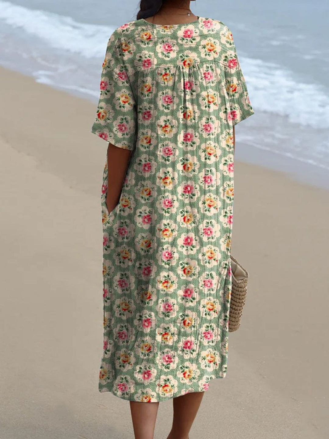 Femke™ | Robe Vintage Fleurie