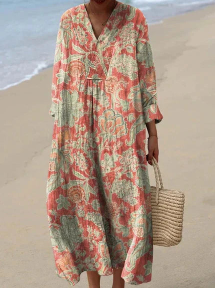 Grace ™ | Robe Vintage à Motifs Floraux