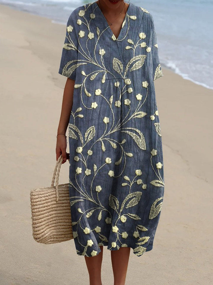 Lieke™  | Robe Vintage à Fleurs