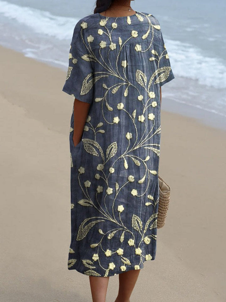 Lieke™  | Robe Vintage à Fleurs